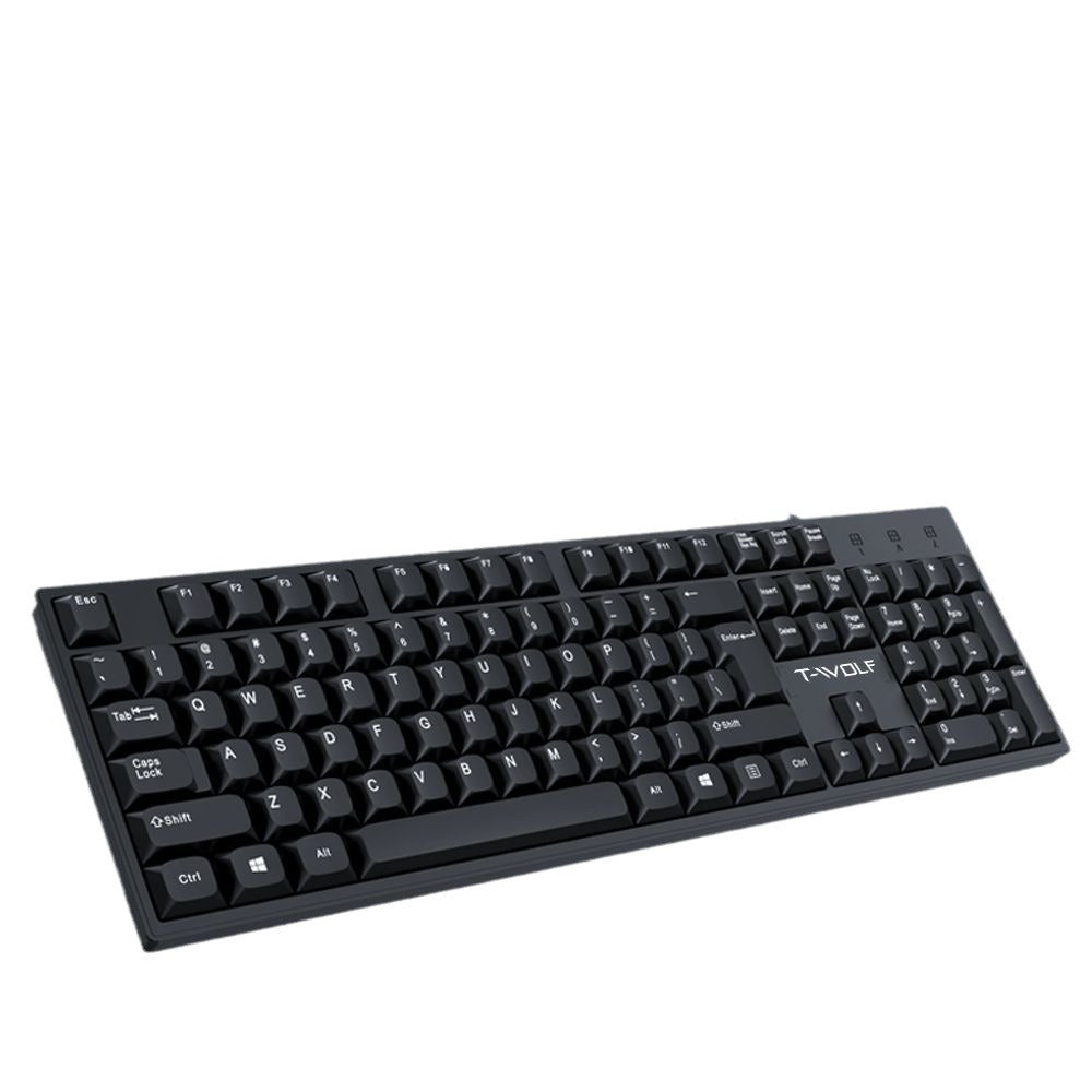 Lei Lang T15 Wired Office Keyboard/Lei Lang USB Business Keyboard/ T15 Wired Keyboard for Laptop & Desktop/ Lei Lang Silent Typing Keyboard/ Lei Lang T15 Ergonomic USB Keyboard/Tolly Tech