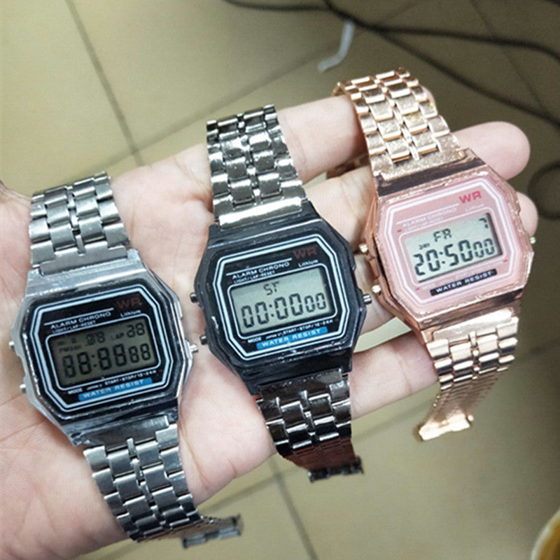 GlowTime Kids' Sports Watch/ BrightBand Junior Timekeeper/ SparkLite Steel Strap Watch for Kids/ ColorTime Kids' Alarm Watch/ LumiSport Children’s Digital Watch
