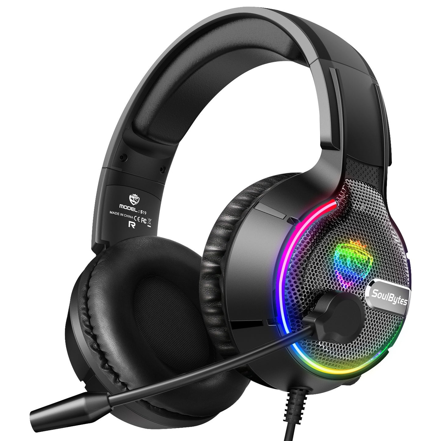 EchoCore S19 RGB Gaming Headset/ VoltEdge S19 Pro Gaming Headphones/ NeoPulse RGB Wired Gamer Headset/ ShadowBeat S19 Wired Headphones/ ArcBlaze RGB Gaming Audio Gear/ Tolly Tech