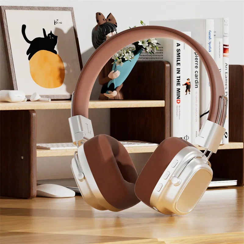 Vintage Vibe Wireless Headset ā DR02/ RetroTune Bluetooth Headphones/ ClassicSound BT 5.3 Headset/ EchoRetro Wireless Audio Gear/ TalkBack Retro Bluetooth Headphones/ Tolly Tech