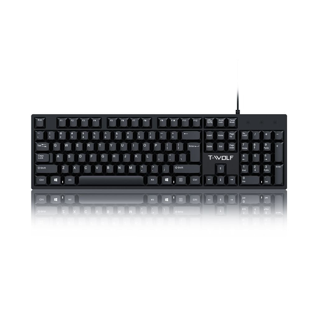 Lei Lang T15 Wired Office Keyboard/Lei Lang USB Business Keyboard/ T15 Wired Keyboard for Laptop & Desktop/ Lei Lang Silent Typing Keyboard/ Lei Lang T15 Ergonomic USB Keyboard/Tolly Tech