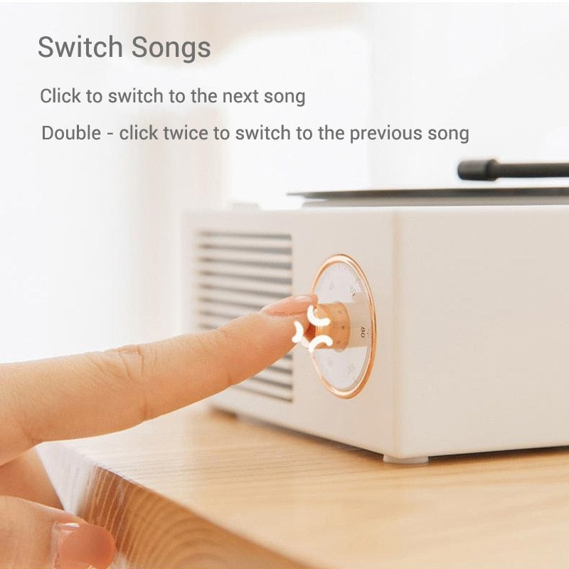 Retro Vinyl Bluetooth Speaker Player
/ Atomic Wireless Retro Speaker
/ Creative Bluetooth Vinyl Desktop Player/ Multifunction Retro Sound System
/ Vintage Bluetooth Speaker with Vinyl Player/ Tolly Tech