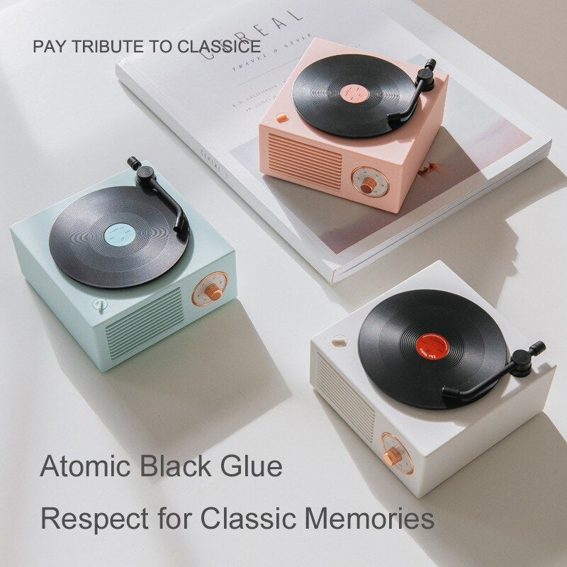 Retro Vinyl Bluetooth Speaker Player
/ Atomic Wireless Retro Speaker
/ Creative Bluetooth Vinyl Desktop Player/ Multifunction Retro Sound System
/ Vintage Bluetooth Speaker with Vinyl Player/ Tolly Tech