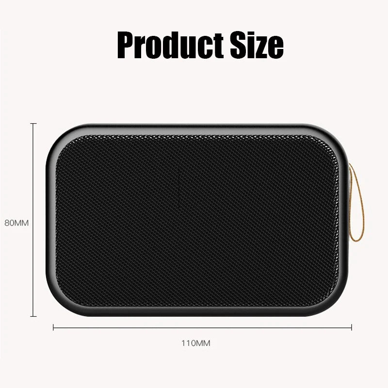 Wireless 3D Sound Bluetooth Speaker|Outdoor Oxford Fabric Bluetooth Speaker|Portable Hi-Fi Stereo Bluetooth Speaker|Column Bluetooth Loudspeaker with 3D Sound|Oxford Fabric Wireless Music Player