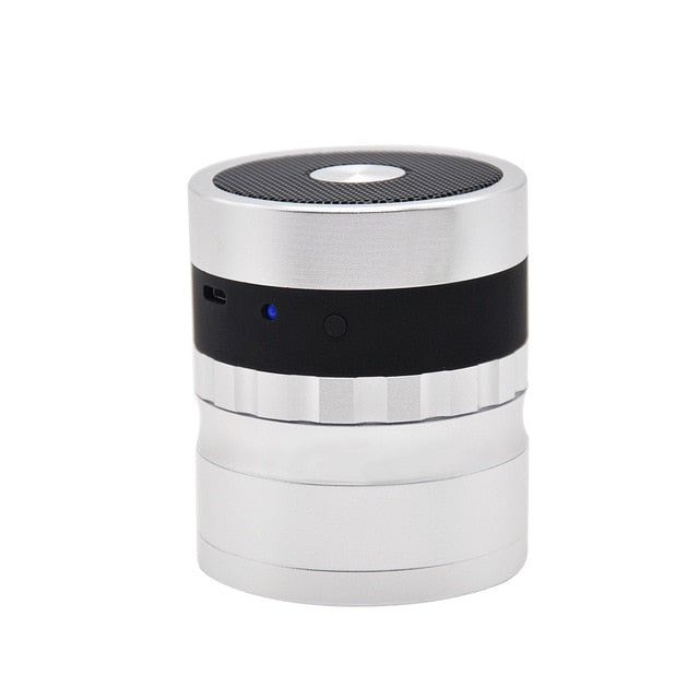 Grind & Groove: Bluetooth Herb Grinder Speaker/
VibeGrind 2-in-1 Audio Herb Tool/
LoudLeaf Bluetooth Grinder Combo/
SmokeBeats 62MM Herb Grinder Speaker/ TuneGrind All-in-One Weed Grinder Speaker/