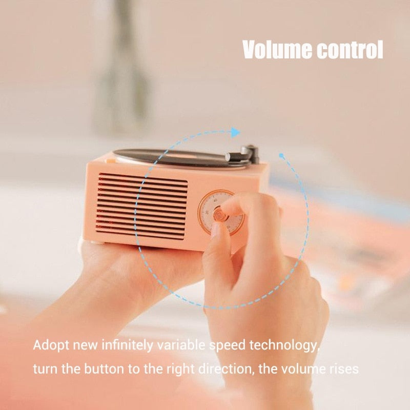Retro Vinyl Bluetooth Speaker Player
/ Atomic Wireless Retro Speaker
/ Creative Bluetooth Vinyl Desktop Player/ Multifunction Retro Sound System
/ Vintage Bluetooth Speaker with Vinyl Player/ Tolly Tech