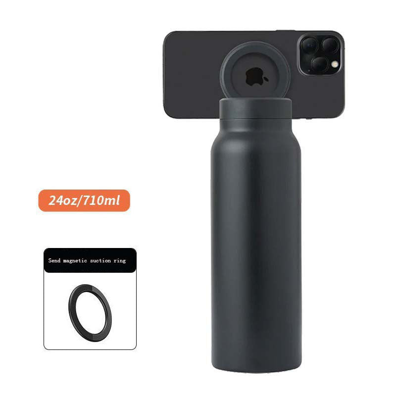 Magnetic Sport Bottle & Phone Stand
/ Stainless Steel Insulated Hydration Cup/ Multifunctional Magnetic Sports Flask/ Aesthetic 304 Stainless Steel Cup & Holder/ Magnetic Insulated Phone Holder Sports Pot/ Tolly Tech