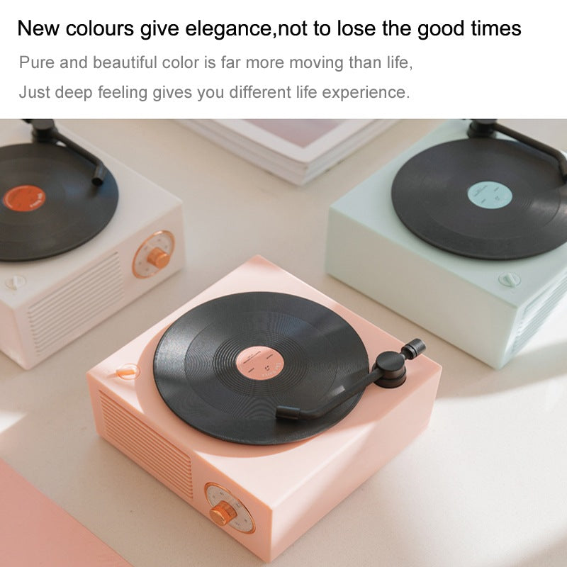 Retro Vinyl Bluetooth Speaker Player
/ Atomic Wireless Retro Speaker
/ Creative Bluetooth Vinyl Desktop Player/ Multifunction Retro Sound System
/ Vintage Bluetooth Speaker with Vinyl Player/ Tolly Tech