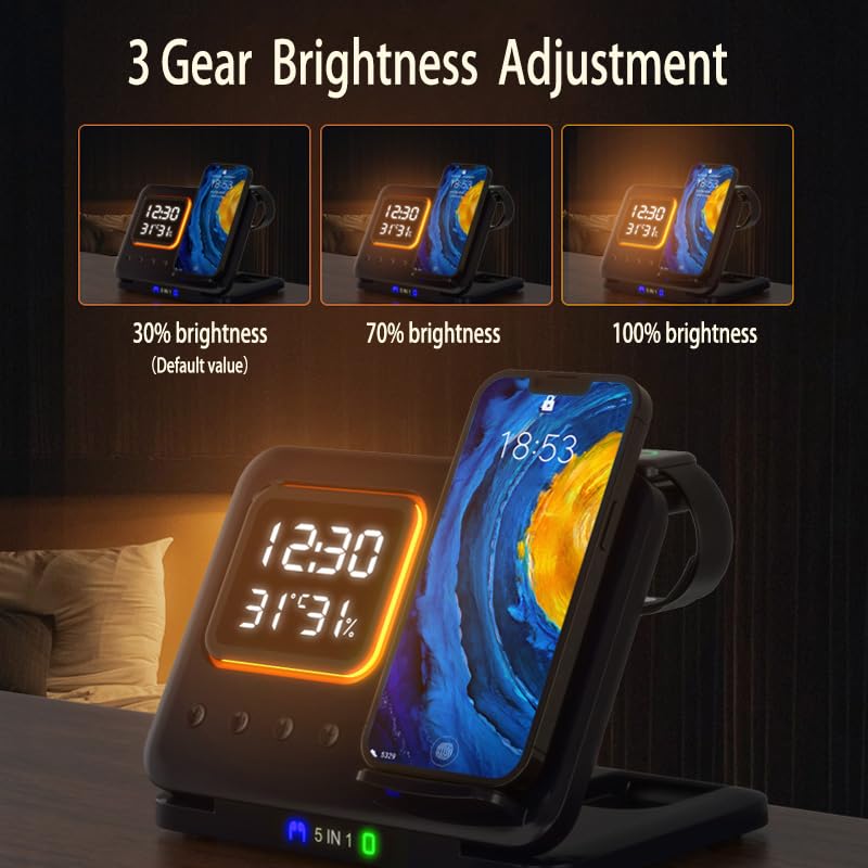 PowerNest 5-in-1 Wireless Charging Dock/ VoltMate Universal Fast Charging Hub/ iFusion Multi-Device Charging Stand/ ChargeHive 15W Desk Station/ AirLink Pro Charging Stand/ Tolly Tech
