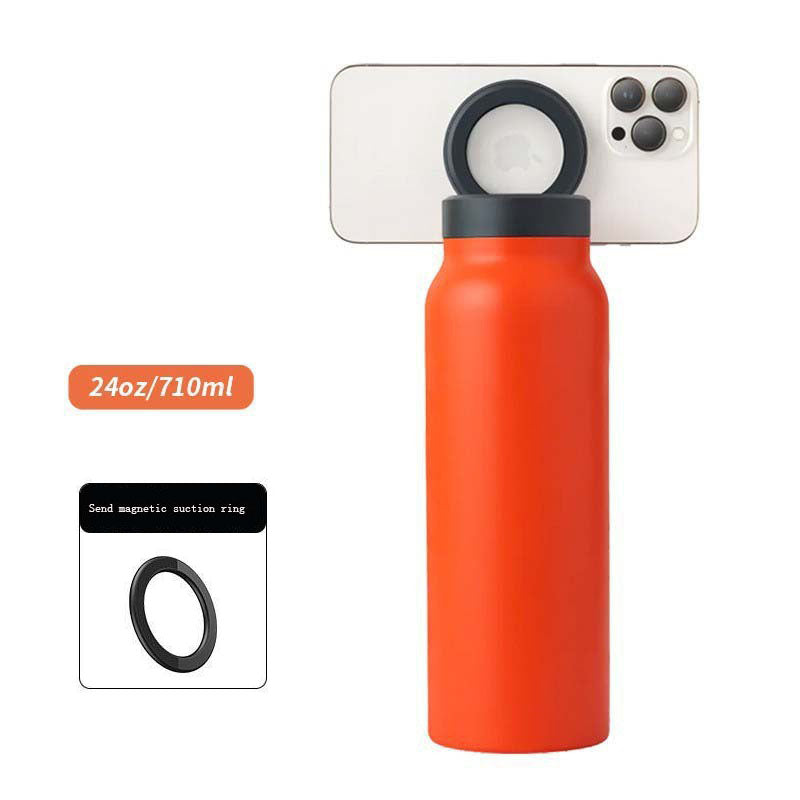 Magnetic Sport Bottle & Phone Stand
/ Stainless Steel Insulated Hydration Cup/ Multifunctional Magnetic Sports Flask/ Aesthetic 304 Stainless Steel Cup & Holder/ Magnetic Insulated Phone Holder Sports Pot/ Tolly Tech