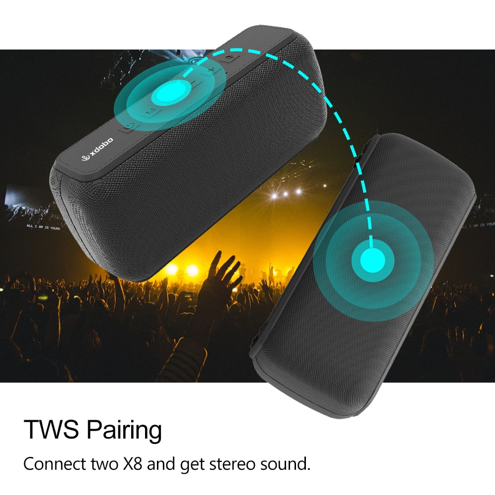 XDOBO BassBlast 60W Bluetooth Speaker/ XDOBO WaveBoom Portable Speaker/ XDOBO X8 SonicPro Wireless Speaker/ XDOBO ThunderBeat Outdoor Speaker/ XDOBO AquaBass IPX5 Bluetooth Speaker/ Tolly Tech