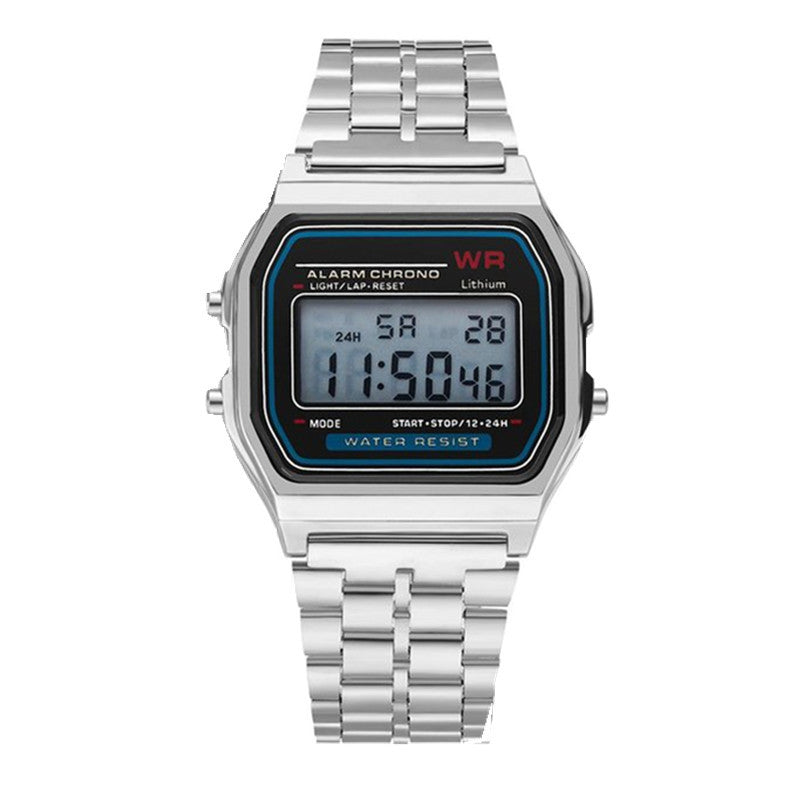 GlowTime Kids' Sports Watch/ BrightBand Junior Timekeeper/ SparkLite Steel Strap Watch for Kids/ ColorTime Kids' Alarm Watch/ LumiSport Children’s Digital Watch