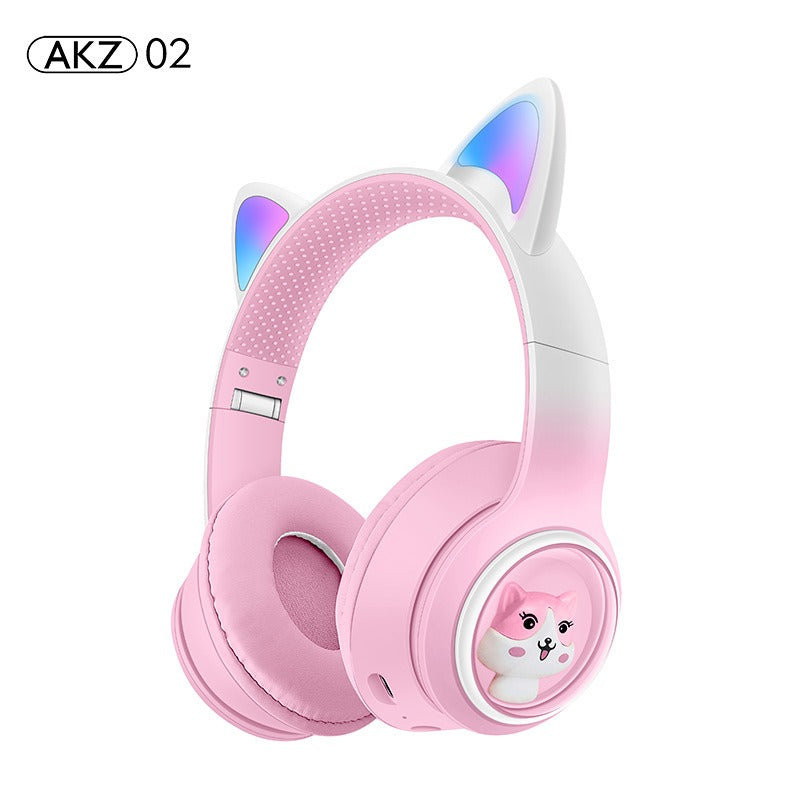 GlowKitty Wireless Gaming Headset/ MeowWave LED Bluetooth Headphones/ CatCore Pro Gamer Headset/ LumiEars Wireless Audio Gear/ PurrPlay Bass Boost Headphones/ tolly tech