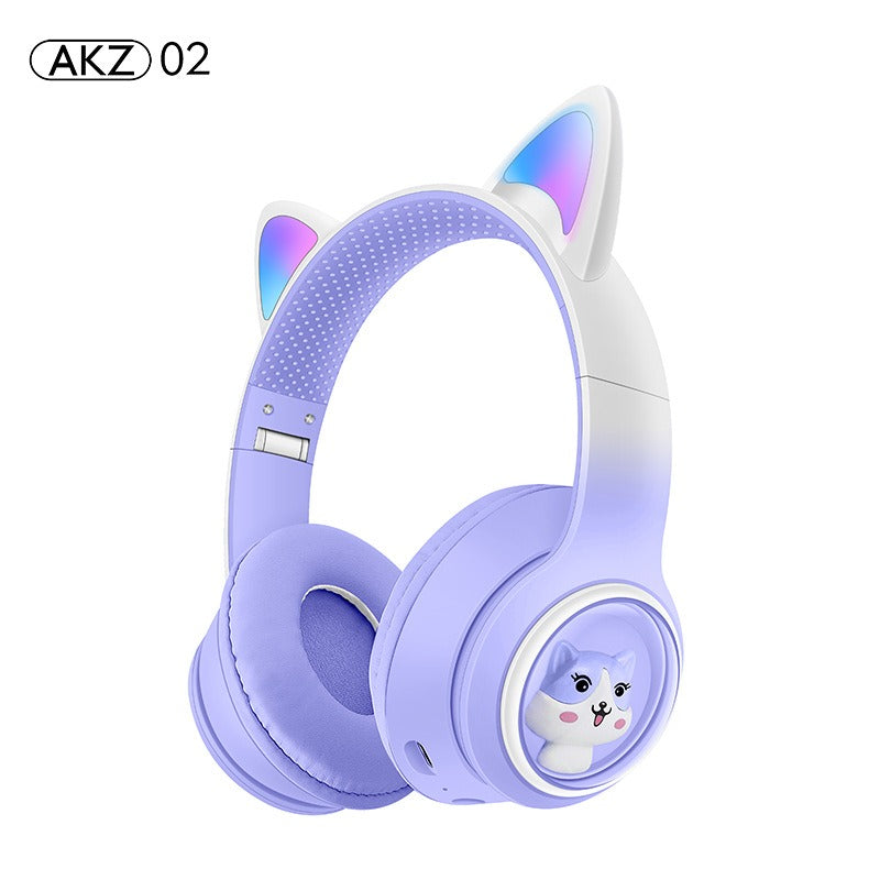GlowKitty Wireless Gaming Headset/ MeowWave LED Bluetooth Headphones/ CatCore Pro Gamer Headset/ LumiEars Wireless Audio Gear/ PurrPlay Bass Boost Headphones/ tolly tech