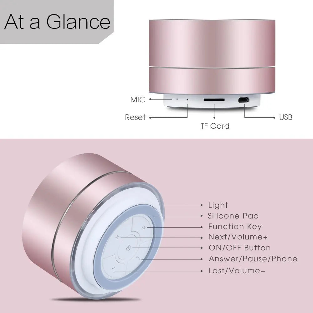 LENRUE LED Mini BoomBo| LENRUE GlowSound Bluetooth Speaker|LENRUE PulseBeat Wireless Speaker|LENRUE EchoLite Portable Speaker|LENRUE VibeCube with Mic|
