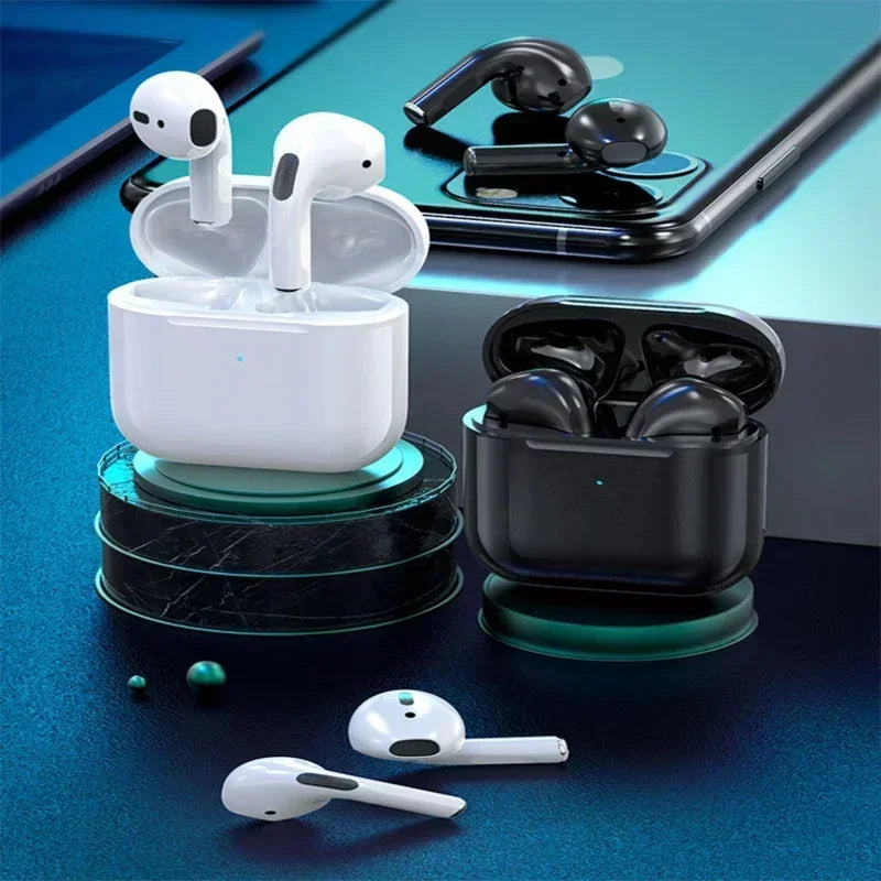 NEW Pro4 Wireless Headphones Bluetooth Earphones sport Earbuds Headset With Mic Charging box Headphones For all smartphones