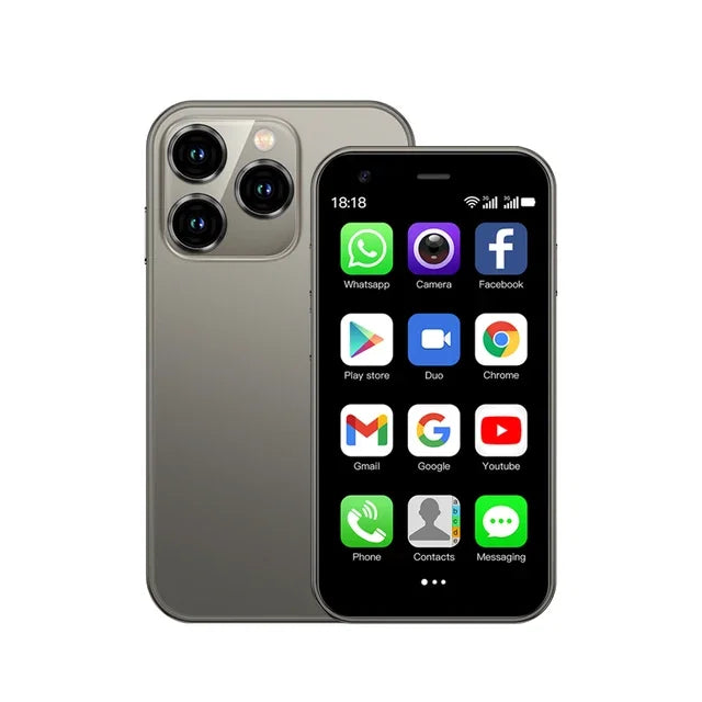 SERVO 15SE Mini Pocket Smartphone Dual SIM 3.0Inch Screen WIFI GPS Android System 1000mAh MP3 Small Portable Mobile Phone Type-C