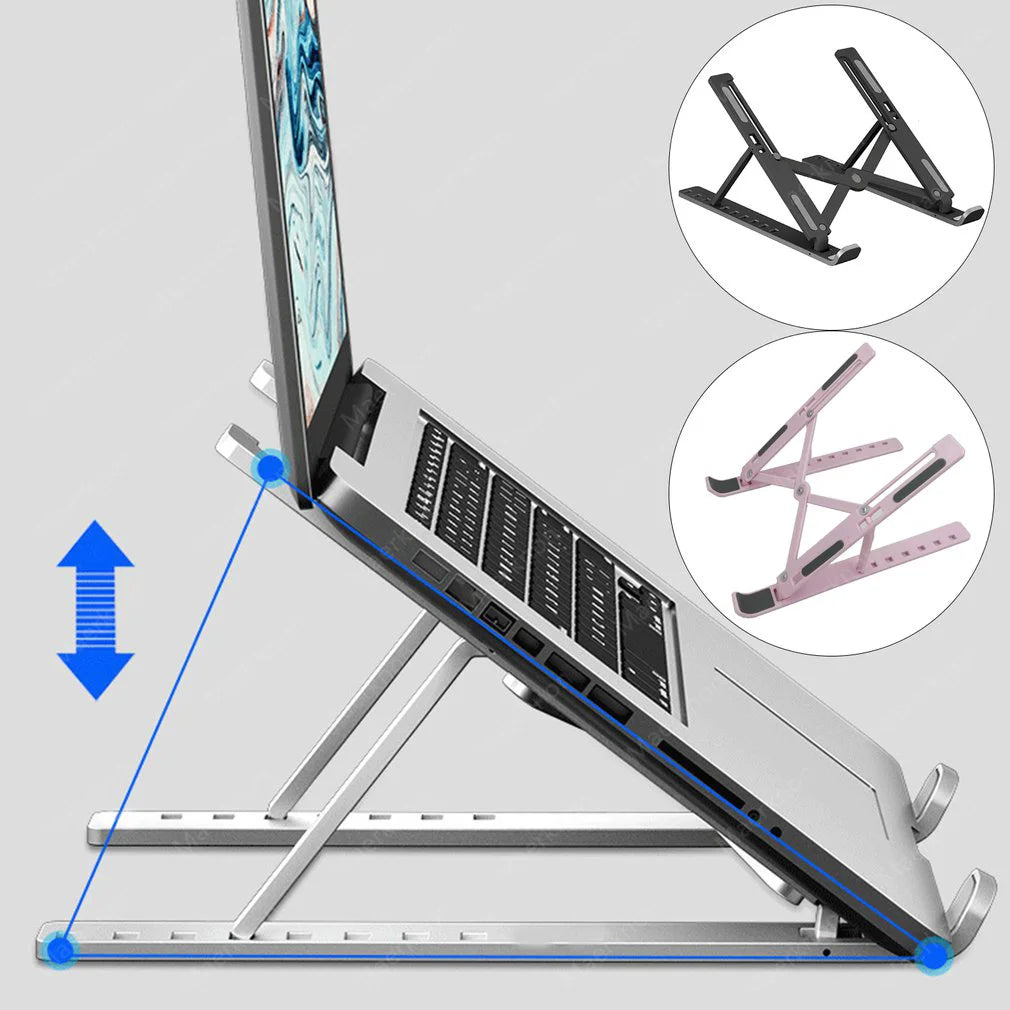 Adjustable Foldable Laptop Stand for Desk & Travel\ Portable Ergonomic Laptop & iPad Stand Holder\ Universal Laptop Riser & Tablet Mount Base\ Foldable MacBook Stand for Office & Home Use\ Slim Travel Laptop Holder for Tablets & Notebooks\ TollyTech