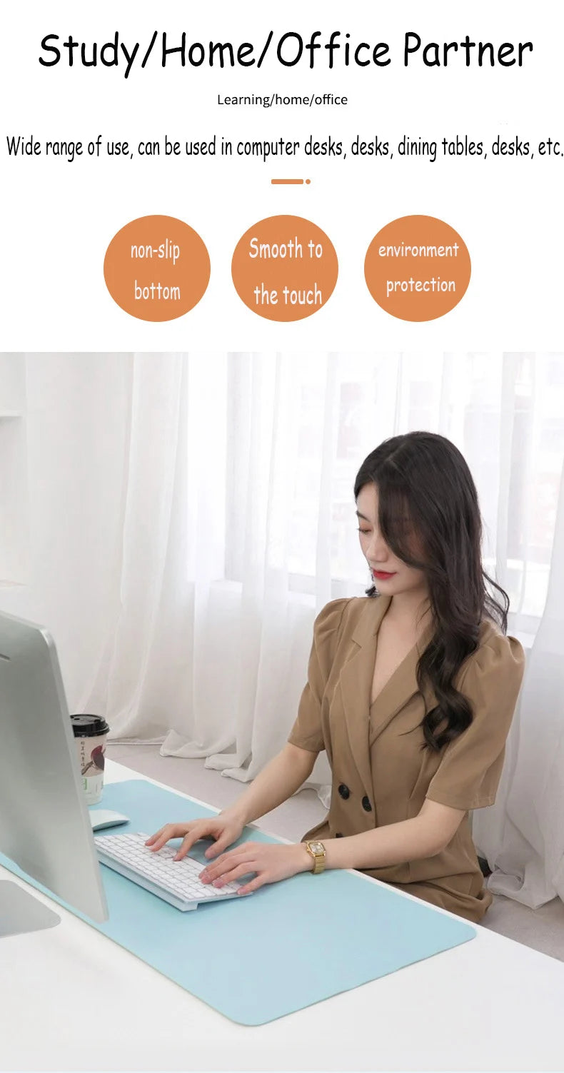 Large Waterproof Non-slip Gaming Mouse Pad\Gaming Desk Mat with Non-slip Surface & Waterproof Design\Large Non-slip PU Suede Mouse Pad for Gaming\Waterproof Gaming Desk Mat with Non-slip Base\ Extended Non-slip Gaming Mouse Pad for Desk\ TollyTech