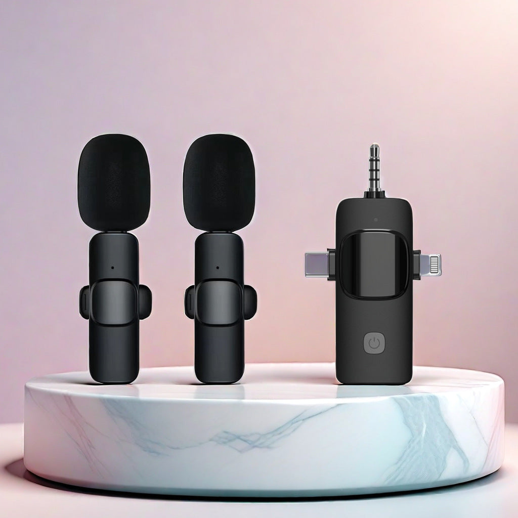 Little Bee Wireless Mic Clip|BuzzMic Pro โ Wireless Lavalier for Creators
StreamBee โ Portable Mic for Streaming & Recording|ClipBuzz โ Compact Wireless Mic|BeeCast Lavalier Mic Set