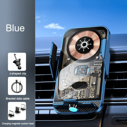 PunkCharge C11 Auto-Clamp Mount/ NeoGrip Wireless Car Charger/ GhostMount Transparent Car Holder/ AutoLock Fast-Charge Cradle/ VoltVision Smart Car Mount/ Tolly tech