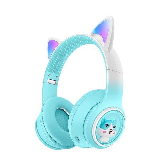 GlowKitty Wireless Gaming Headset/ MeowWave LED Bluetooth Headphones/ CatCore Pro Gamer Headset/ LumiEars Wireless Audio Gear/ PurrPlay Bass Boost Headphones/ tolly tech