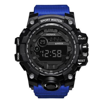 DualFit Outdoor Sports Watch/ PulsePro Digital Watch/ RunTrack Waterproof Timepiece/ ActiveEdge Unisex Fitness Watch/ SportMate LED Wristwatch