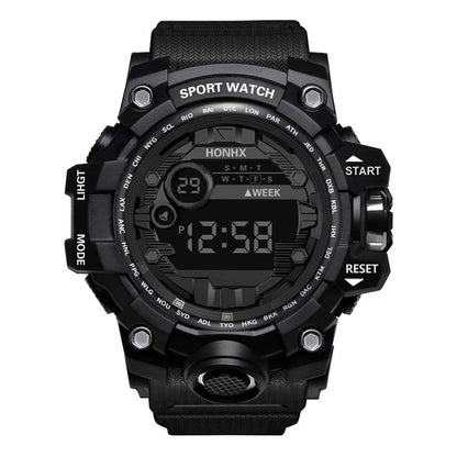DualFit Outdoor Sports Watch/ PulsePro Digital Watch/ RunTrack Waterproof Timepiece/ ActiveEdge Unisex Fitness Watch/ SportMate LED Wristwatch