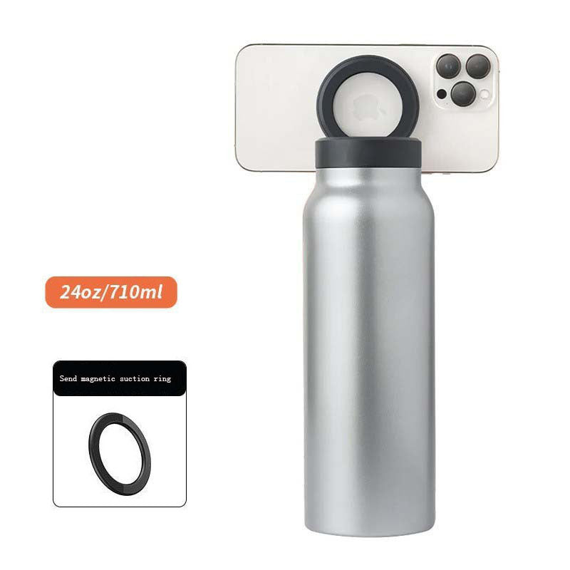 Magnetic Sport Bottle & Phone Stand
/ Stainless Steel Insulated Hydration Cup/ Multifunctional Magnetic Sports Flask/ Aesthetic 304 Stainless Steel Cup & Holder/ Magnetic Insulated Phone Holder Sports Pot/ Tolly Tech