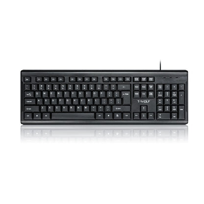 Lei Lang T15 Wired Office Keyboard/Lei Lang USB Business Keyboard/ T15 Wired Keyboard for Laptop & Desktop/ Lei Lang Silent Typing Keyboard/ Lei Lang T15 Ergonomic USB Keyboard/Tolly Tech

