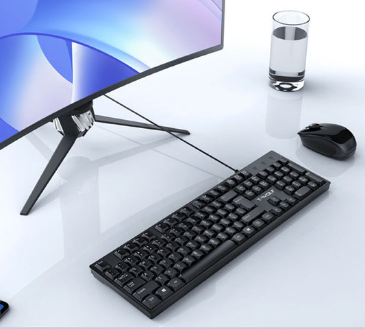 Lei Lang T15 Wired Office Keyboard/Lei Lang USB Business Keyboard/ T15 Wired Keyboard for Laptop & Desktop/ Lei Lang Silent Typing Keyboard/ Lei Lang T15 Ergonomic USB Keyboard/Tolly Tech

