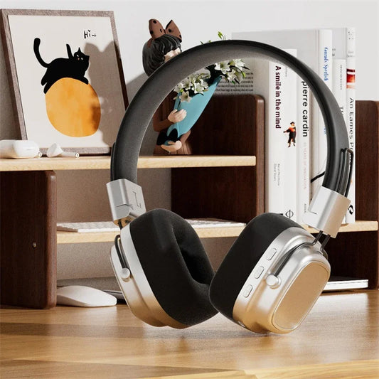 Vintage Vibe Wireless Headset – DR02/ RetroTune Bluetooth Headphones/ ClassicSound BT 5.3 Headset/ EchoRetro Wireless Audio Gear/ TalkBack Retro Bluetooth Headphones/ Tolly Tech

