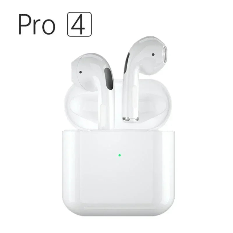 NEW Pro4 Wireless Headphones Bluetooth Earphones sport Earbuds Headset With Mic Charging box Headphones For all smartphones