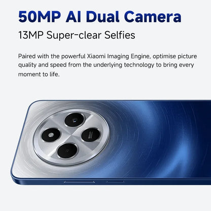 Xiaomi Redmi 14C NFC smartphones MediaTek Helio G81-Ultra 6,88 screen 120 Hz dual camera with IA 50 MP