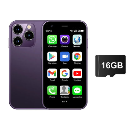 SERVO 15SE Mini Pocket Smartphone Dual SIM 3.0Inch Screen WIFI GPS Android System 1000mAh MP3 Small Portable Mobile Phone Type-C