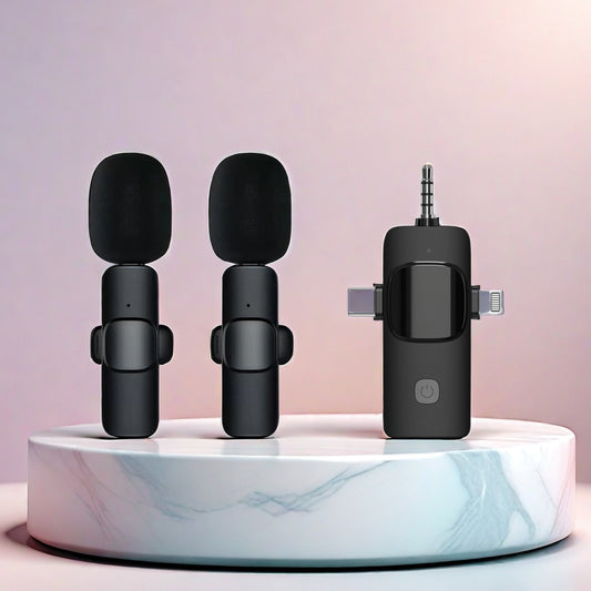 Little Bee Wireless Mic Clip|BuzzMic Pro – Wireless Lavalier for Creators
StreamBee – Portable Mic for Streaming & Recording|ClipBuzz – Compact Wireless Mic|BeeCast Lavalier Mic Set